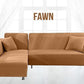 L Shape Cotton Jersey Sofa Cover