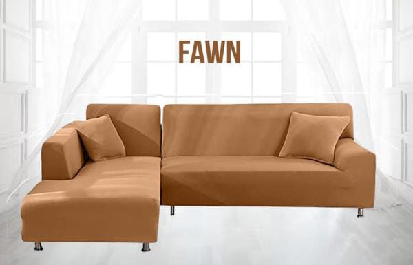 L Shape Cotton Jersey Sofa Cover