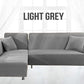 L Shape Cotton Jersey Sofa Cover