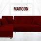 L Shape Cotton Jersey Sofa Cover