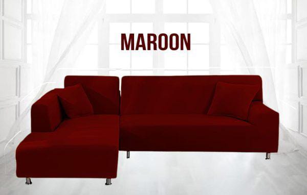 L Shape Cotton Jersey Sofa Cover