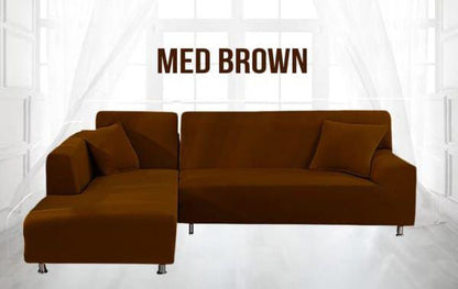 L Shape Cotton Jersey Sofa Cover