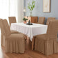 Bubble Frill Dinning Chairs Cover