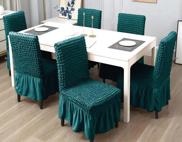Bubble Frill Dinning Chairs Cover