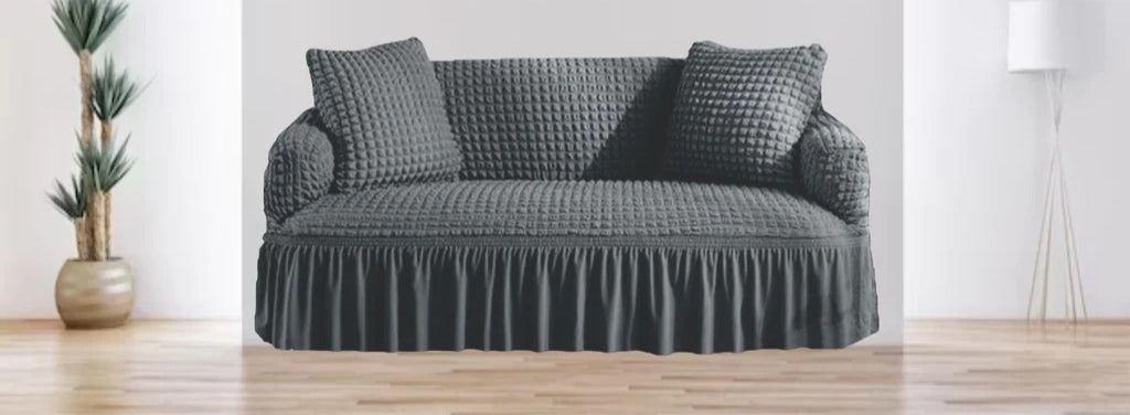 Bubble Frill Sofa Cover