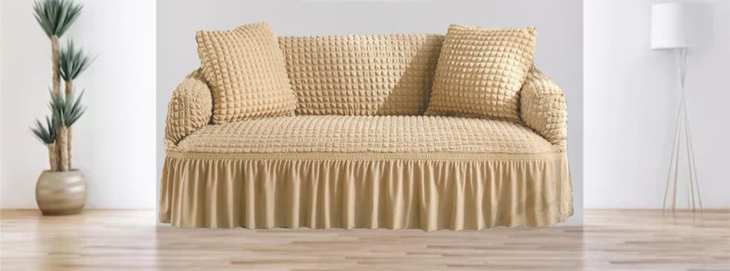 Bubble Frill Sofa Cover