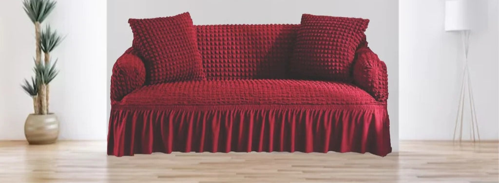 Bubble Frill Sofa Cover