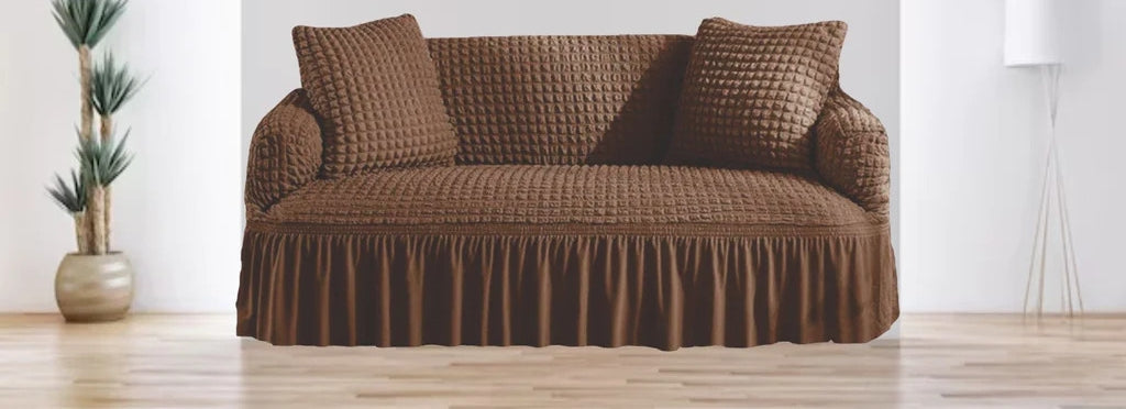 Bubble Frill Sofa Cover
