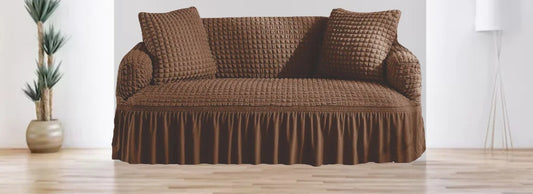 Bubble Frill Sofa Cover